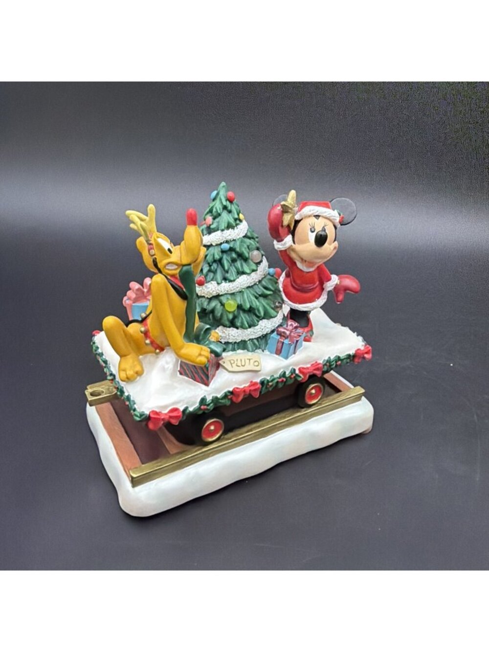Disney Holiday Express Figurine Christmas Train Mickey Pluto Replacement Works